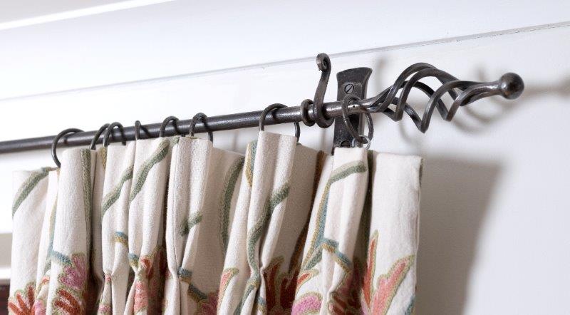 Curtains & Poles Sales 28 Curtains & Poles Sales -Curtains & Poles Sales 0448 Dean Forge Cage and ball end curtain pole web