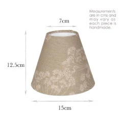 Candle Shade In Soft Green Cow Parsley 7 Candle Shade In Soft Green Cow Parsley -Curtains & Poles Sales 10CAN15CPGN 13