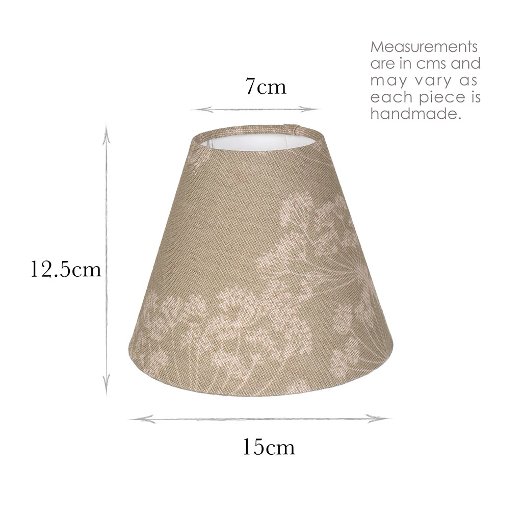 Candle Shade In Soft Green Cow Parsley 5 Candle Shade In Soft Green Cow Parsley - Image 3