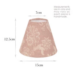 Candle Shade In Dusky Pink Cavendish 7 Candle Shade In Dusky Pink Cavendish -Curtains & Poles Sales 10CAN15CVDP 13