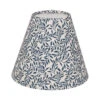Candle Shade In Indigo Spring Leaf 2 Candle Shade In Indigo Spring Leaf -Curtains & Poles Sales 10CAN15SLIN 11