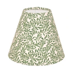 Candle Shade In Rich Green Spring Leaf