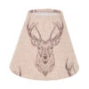 Candle Shade In Natural Stag 1 Candle Shade In Natural Stag -Curtains & Poles Sales 10CAN15STNA 11
