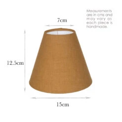 Candle Shade In Ochre Waterford Linen -Curtains & Poles Sales 10CAN15WAOC 13