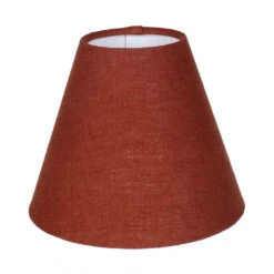 Candle Shade In Paprika Waterford Linen