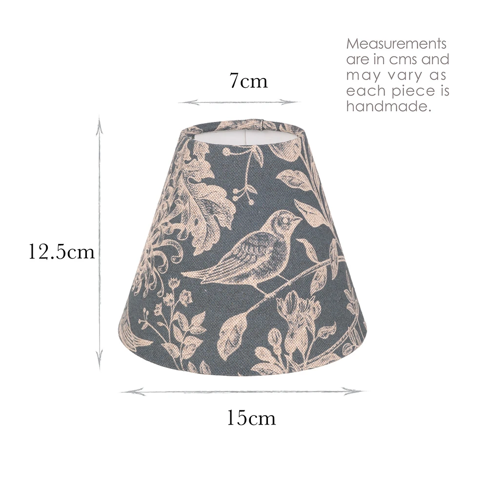 Candle Shade In Indigo Woodland 5 Candle Shade In Indigo Woodland - Image 3