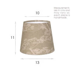 French Drum Candle Shade Soft Green Cow Parsley 7 French Drum Candle Shade Soft Green Cow Parsley -Curtains & Poles Sales 10CANFD13CPGN 13