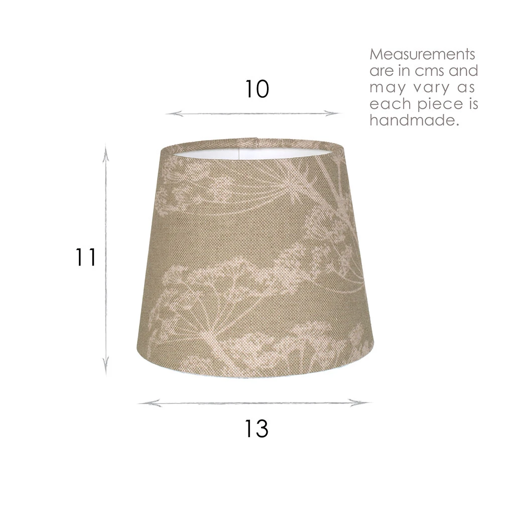 French Drum Candle Shade Soft Green Cow Parsley 5 French Drum Candle Shade Soft Green Cow Parsley - Image 3