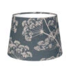 20cm Medium French Drum Shade In Indigo Cow Parsley -Curtains & Poles Sales 10FDM20CPIN 11