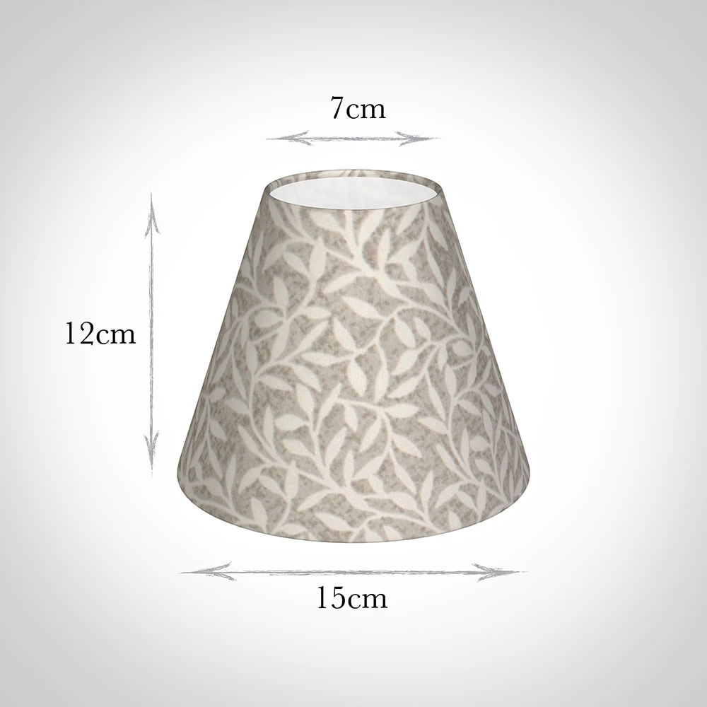 Candle Shade In Grey Marl Arbour 4 Candle Shade In Grey Marl Arbour - Image 2