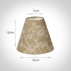 Candle Shade In Soft Gold Cow Parsley -Curtains & Poles Sales 10can15cpgo 13