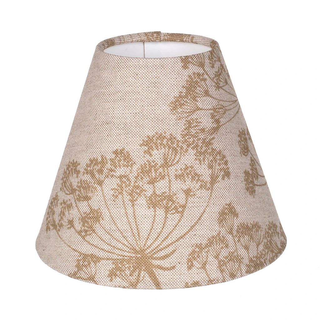 Candle Shade In Gold Cow Parsley Reversed 3 Candle Shade In Gold Cow Parsley Reversed