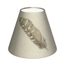 Candle Shade In Stone Featherdown