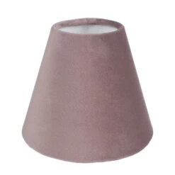 Candle Shade In Dusky Pink Hunstanton Velvet