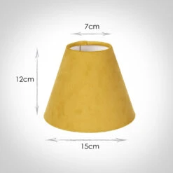 Candle Shade In Saffron Hunstanton Velvet 7 Candle Shade In Saffron Hunstanton Velvet -Curtains & Poles Sales 10can15husa 13