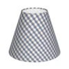 Candle Shade In Azure Blue Gingham 2 Candle Shade In Azure Blue Gingham -Curtains & Poles Sales 10can15lgab 11