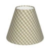Candle Shade In Natural Gingham -Curtains & Poles Sales 10can15lgna 11