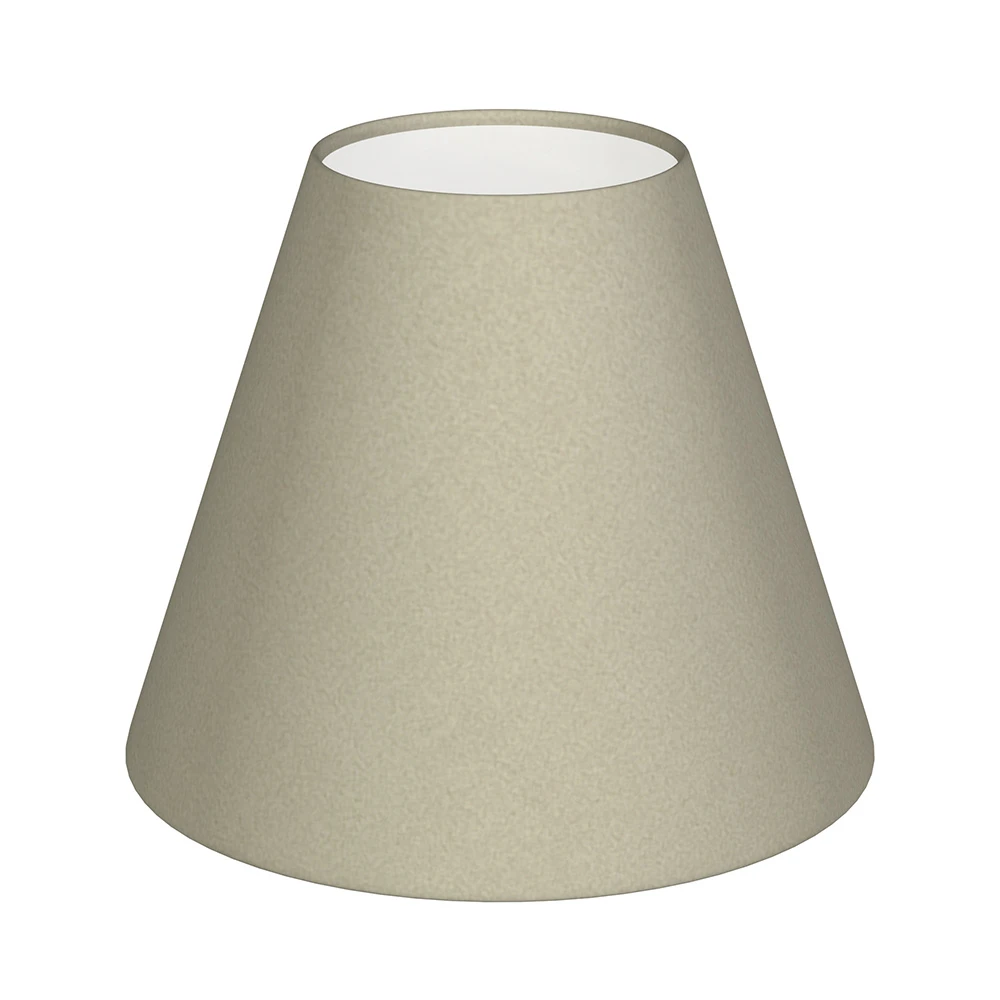Candle Shade In Pale Smoke Satin 3 Candle Shade In Pale Smoke Satin