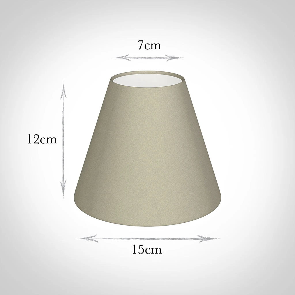 Candle Shade In Pale Smoke Satin 4 Candle Shade In Pale Smoke Satin - Image 2