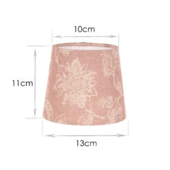 French Drum Candle Shade In Dusky Pink Cavendish -Curtains & Poles Sales 10canfd13cvdp 13
