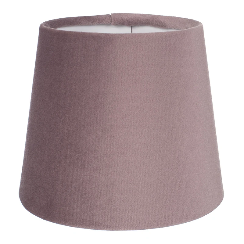 French Drum Candle Shade In Dusky Pink Hunstanton Velvet 3 French Drum Candle Shade In Dusky Pink Hunstanton Velvet