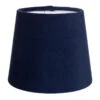 French Drum Candle Shade In Navy Blue Hunstanton Velvet -Curtains & Poles Sales 10canfd13hunb 11