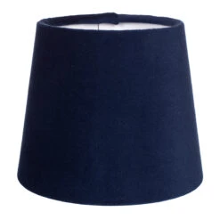 French Drum Candle Shade In Navy Blue Hunstanton Velvet