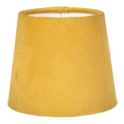 French Drum Candle Shade In Saffron Hunstanton Velvet