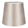 French Drum Candle Shade In Pale Smoke Satin -Curtains & Poles Sales 10canfd13saps 11