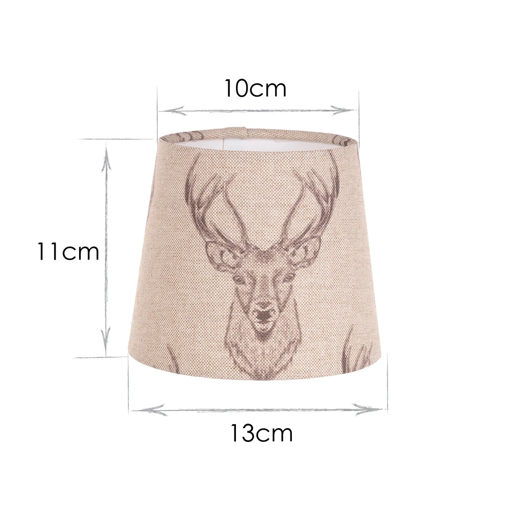 French Drum Candle Shade In Natural Stag 5 French Drum Candle Shade In Natural Stag - Image 3