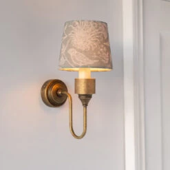 French Drum Candle Shade In Duck Egg Woodland -Curtains & Poles Sales 10canfd13wode 12