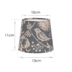 French Drum Candle Shade In Indigo Woodland -Curtains & Poles Sales 10canfd13woin 13