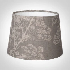 20cm Medium French Drum In Soft Grey Cow Parsley