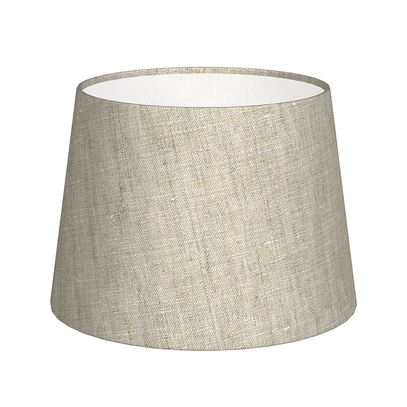 20cm Medium French Drum Shade In Natural Isabelle Linen 3 20cm Medium French Drum Shade In Natural Isabelle Linen