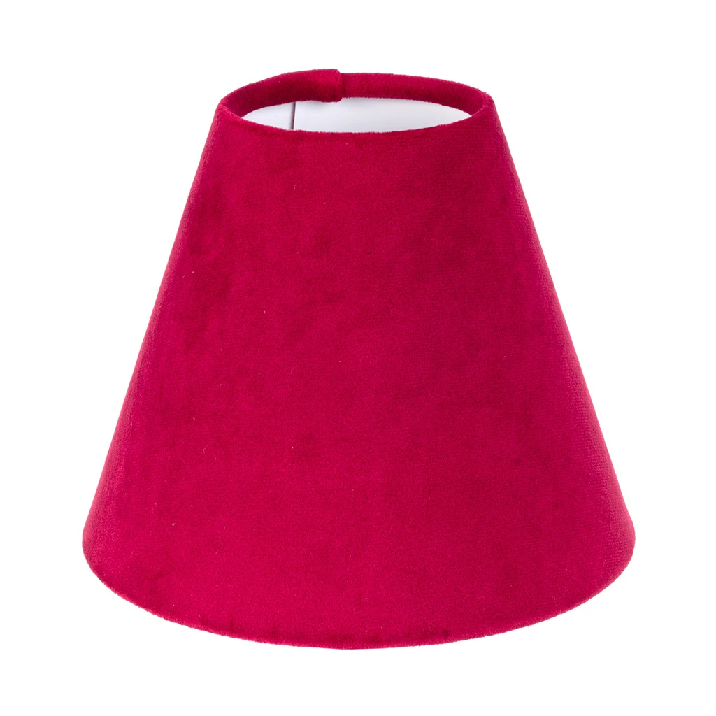 Candle Shade In Raspberry Hunstanton Velvet 3 Candle Shade In Raspberry Hunstanton Velvet