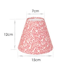 Candle Shade In Raspberry Spring Leaf 7 Candle Shade In Raspberry Spring Leaf -Curtains & Poles Sales 20CAN15SLRB 13