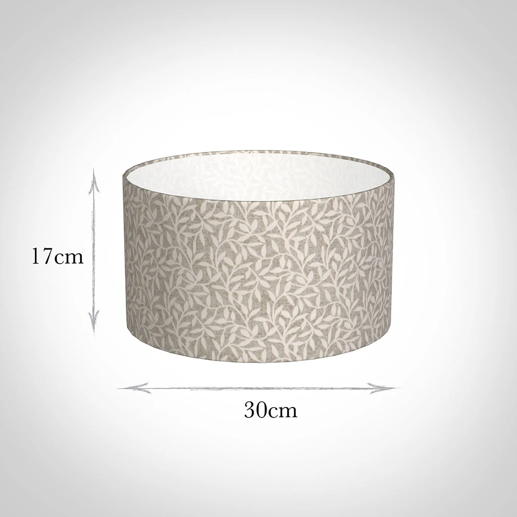 30cm Wide Cylinder Shade In Grey Marl Arbour 4 30cm Wide Cylinder Shade In Grey Marl Arbour - Image 2