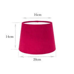 20cm Medium French Drum In Raspberry Hunstanton Velvet -Curtains & Poles Sales 20fdm20hurb 13