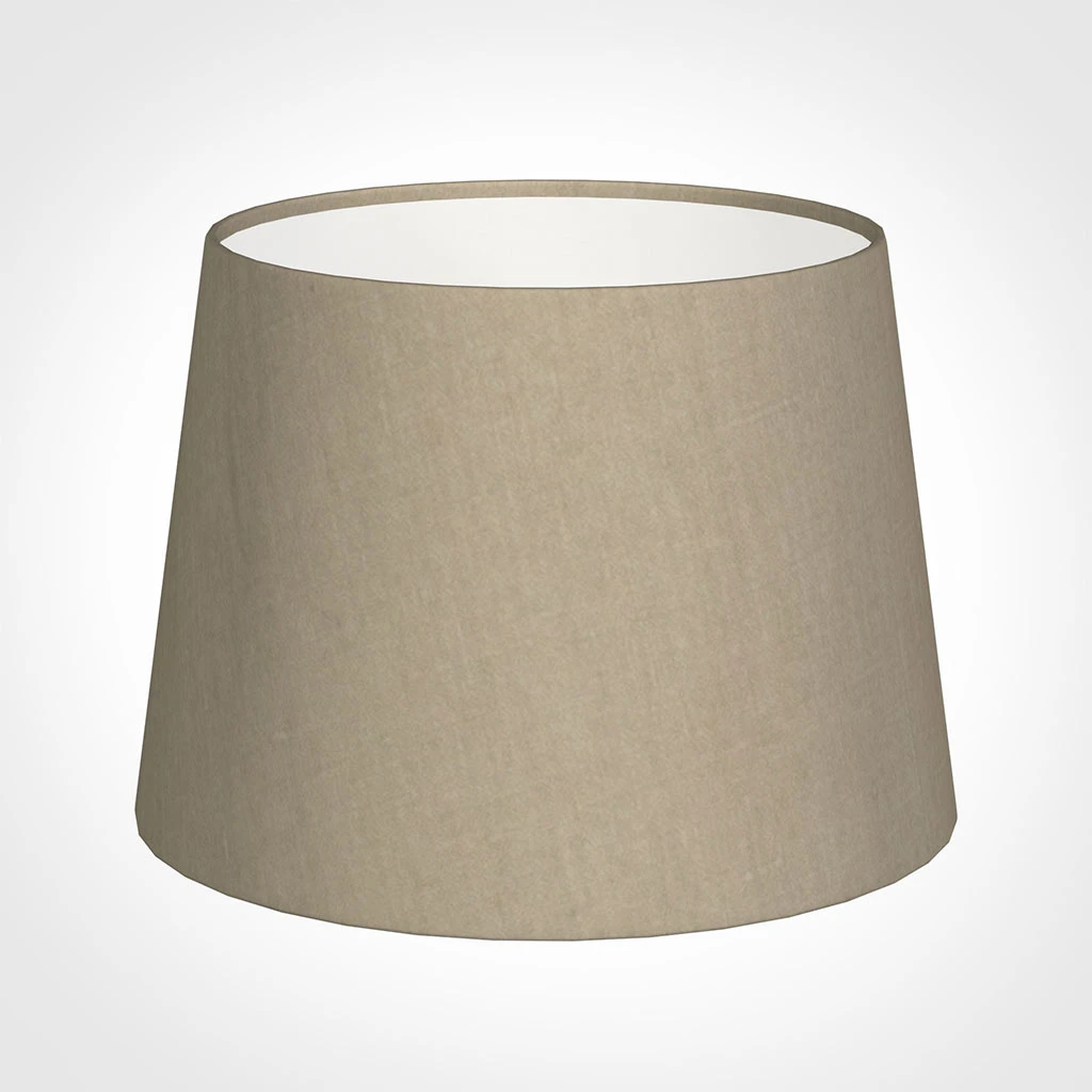 20cm Medium French Drum Shade In Limestone Waterford Linen 3 20cm Medium French Drum Shade In Limestone Waterford Linen