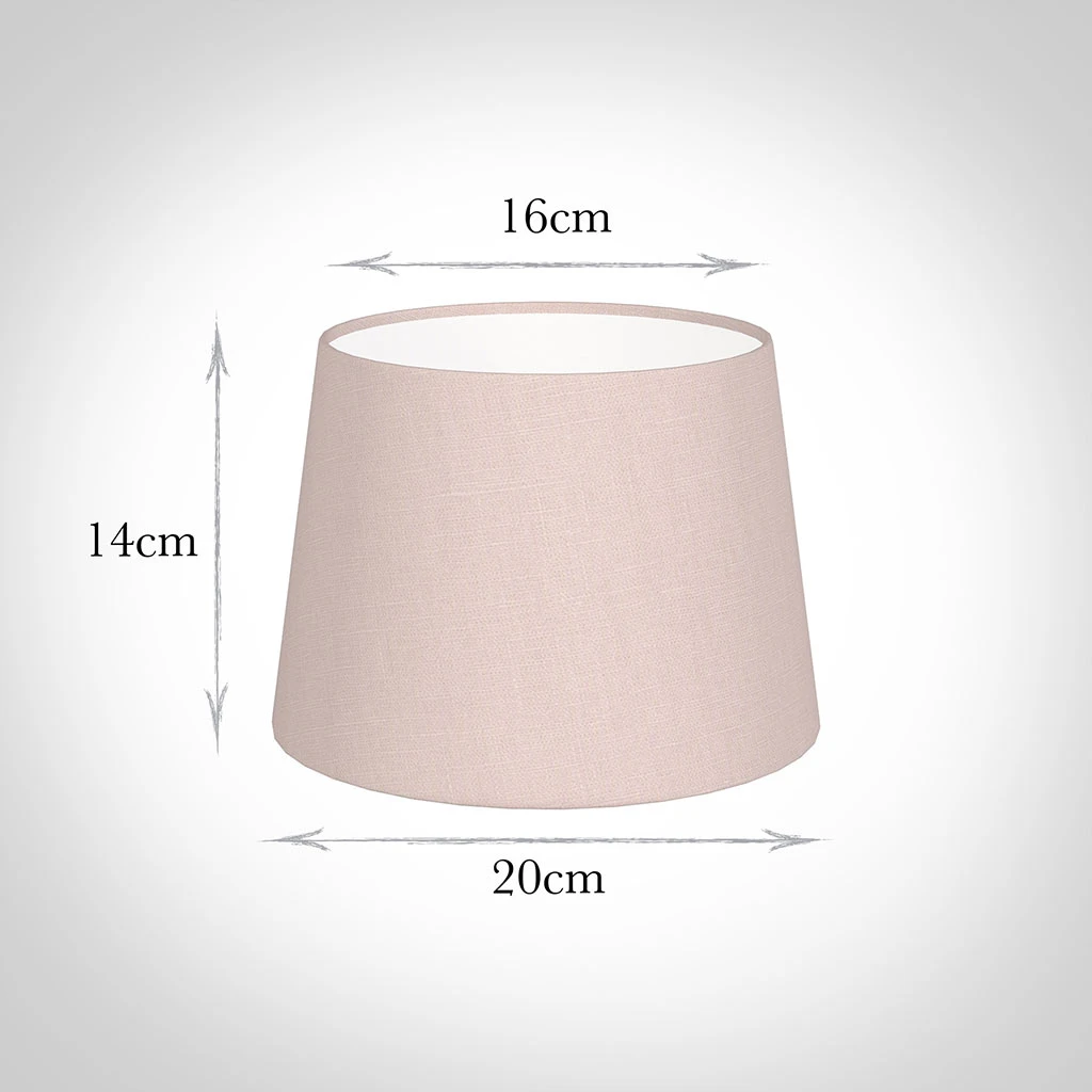 20cm Medium French Drum In Vintage Pink Waterford 4 20cm Medium French Drum In Vintage Pink Waterford - Image 2