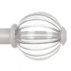 Fluted Glass Ball Finial For 20mm Pole In Clay -Curtains & Poles Sales 4010cl 11