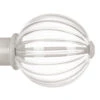 Fluted Glass Ball Finial For 38mm Pole In Clay -Curtains & Poles Sales 4012cl 11
