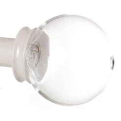 Glass Finial For 20mm Pole In Clay -Curtains & Poles Sales 451cl 20