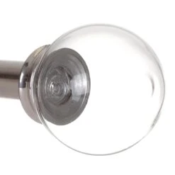 Glass Finial For 20mm Pole In Mercury 8 Glass Finial For 20mm Pole In Mercury -Curtains & Poles Sales 451me 2