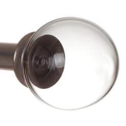Glass Finial For 20mm Pole In Polished 8 Glass Finial For 20mm Pole In Polished -Curtains & Poles Sales 451po 2