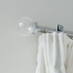 25mm Glass Finial In Mercury -Curtains & Poles Sales 452me 12