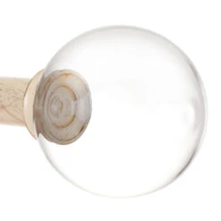 25mm Glass Finial In Old Ivory -Curtains & Poles Sales 452oi 20