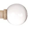 38mm Glass Finial In Old Ivory 2 38mm Glass Finial In Old Ivory -Curtains & Poles Sales 453oi 1