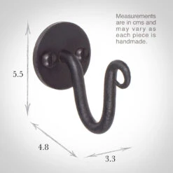 Hatton Holdback Hook In Beeswax 9 Hatton Holdback Hook In Beeswax -Curtains & Poles Sales 5009bw 13