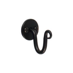 Hatton Holdback Hook In Matt Black -Curtains & Poles Sales 5009mb 31